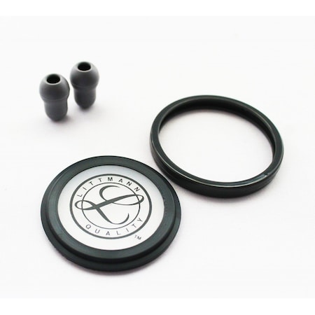 Stethoscope Spare Parts Kit, Master Cardiology, Black -  3M LITTMANN, 3M40011